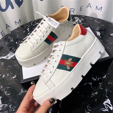 tenis gucci plataforma mujer